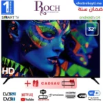 Roch - Smart TV -32 pouce Android 14 Frameless avec support GRATUIT (12 mois garantie)