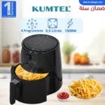 Kumtel Friteuse sans huile 1500Watts - Air fryer - Taille XXL - 8 programmes