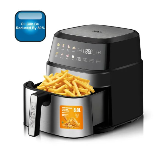 RAF Airfryer Friteuse Sans Huile 8L 1800 Watts Spécialiste de l