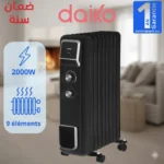 Daiko - Chauffage 9 éléments - 3 réglages - CBH990DK