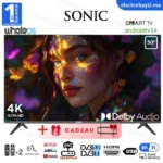 Sonic 50 Smart tv - 4K UHD - Système WhaleOS - Dolby Audio - Récepteur Intégré - TNT HD