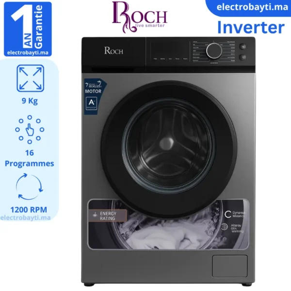 Machine à laver automatique Roch MAL09FL-ZINV