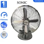 Ventilateur De Table En Chrome Sonic VTT1662XSC