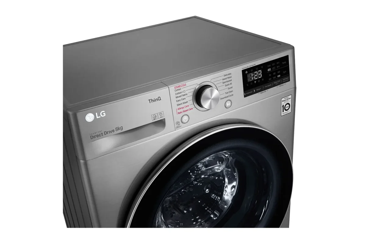 LG Machine à laver à chargement frontal - 8 KG - AI DD - ThinQ – Image 3