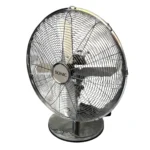 Sonic - Ventilateur De Table En Chrome - 3 vitesses - 40W - 40 CM - INOX – Image 3