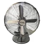 Sonic - Ventilateur De Table En Chrome - 3 vitesses - 40W - 40 CM - INOX – Image 2