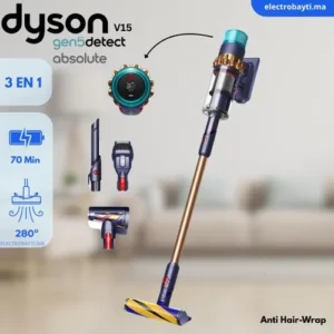 Dyson Aspirateur Balai - V15 Gen5detect Absolute - Laser Fluffy Optic - Sans Fil