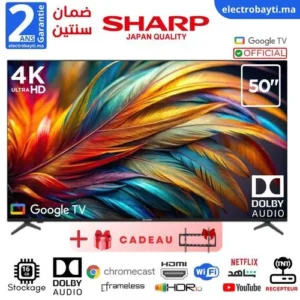Sharp 50 GOOGLE TV - 4K UHD Smart Officiel