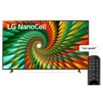 Smart TV LG NanoCell NANO80 4K, 55 pouces, Télécommande Magique IA HDR10 webOS24 2024