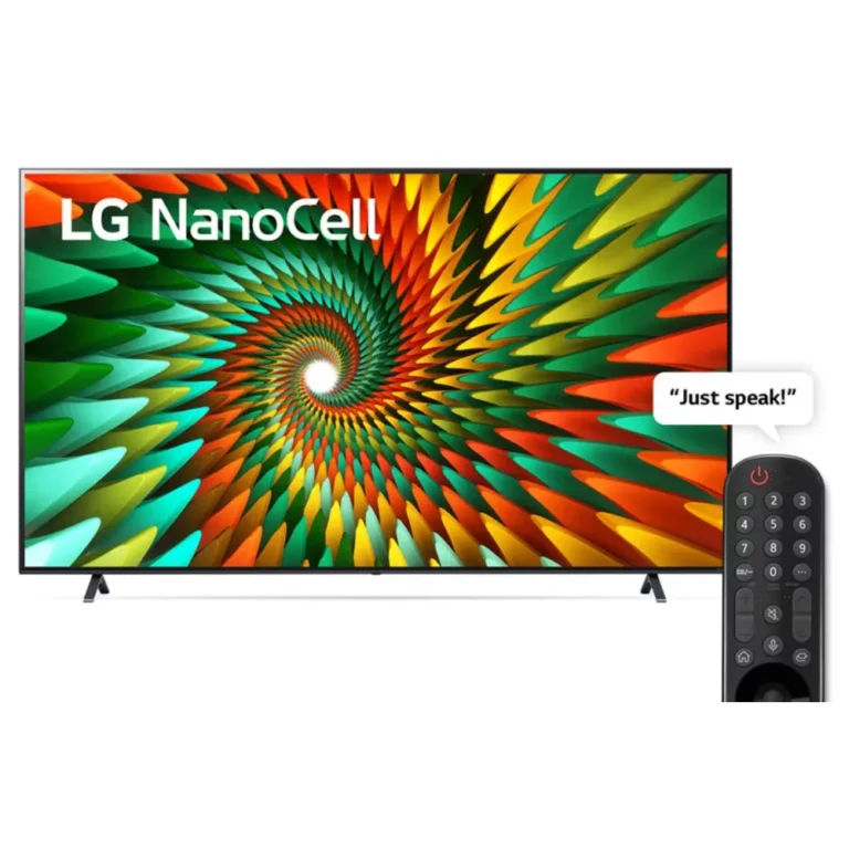 Smart TV LG NanoCell NANO80 4K, 55 pouces, Télécommande Magique IA HDR10 webOS24 2024