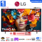 LG - TV intelligente UHD 4K 60 pouces Série 79 HDR10 Pro, design sans bordure, processeur AI a5 Gen5 4K, HGiG.