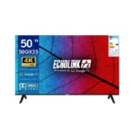 Echolink Smart TV 50" LED 4K UHD - Google Tv - Wifi - Récepteur Intégré + Support Mural – Image 2