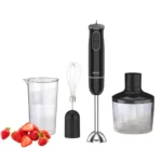 AZATECH Robot Mixeur plongeant - 4 en 1 - 200W - 2 vitesses – Image 2