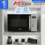 AZATECH Micro-Ondes Grill - 25L - 800W - Fonction de décongélation MC-25DGT GREY