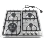 Regal Plaque De Cuisson - À Gaz - 4 Feux - INOX – Image 2