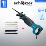 schlëizer Scie Alternative Filaire - 950W- 6 Lames Avec Valise