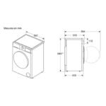 Bosch Machine à laver automatique Slimline 8Kg - 16 Programmes - 1200 T/min - Moteur EcoSilence Drive™ - Technologie ActiveWater – Image 6